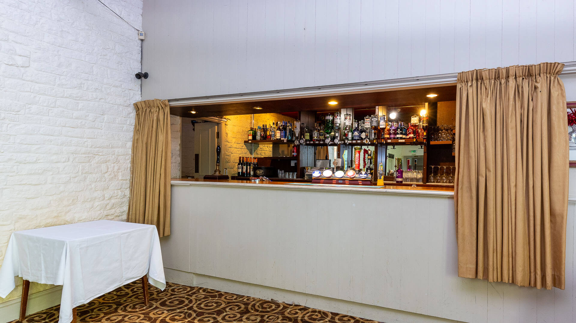 Bar area at the Events suite