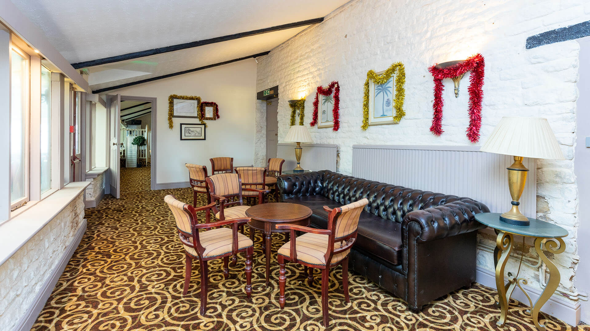 Sitting area in the Events suite