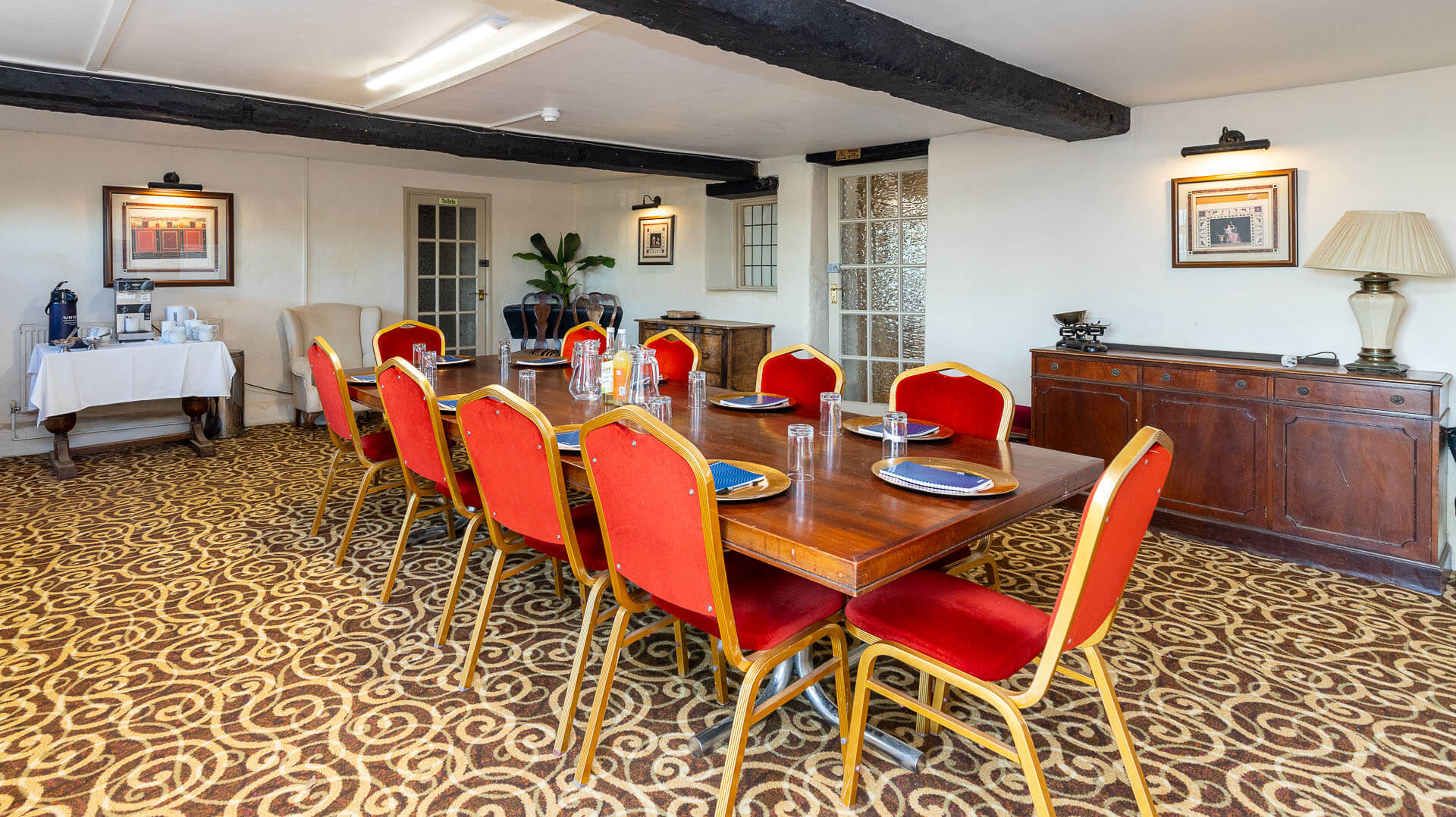 meeting room at The Sibson Inn Hotel